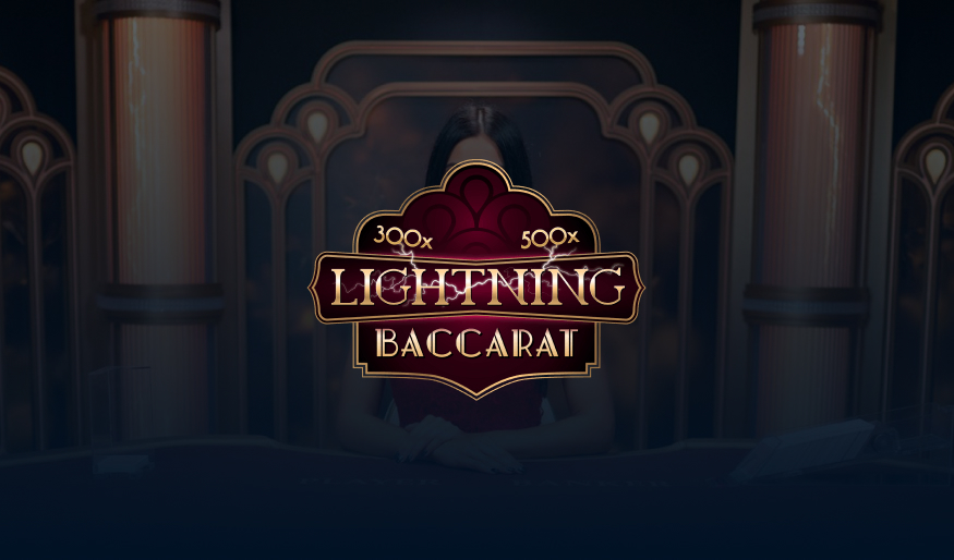 Lightning Baccarat par Evolution Gaming dans le Casino en ligne.