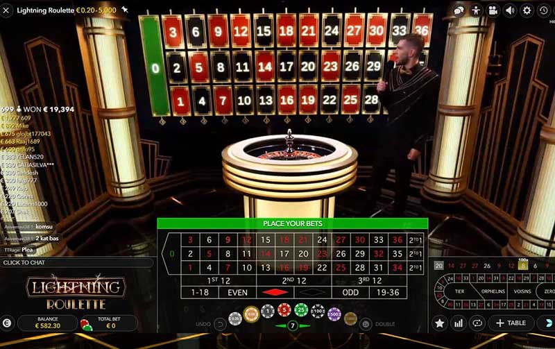 Live Lightning Roulette