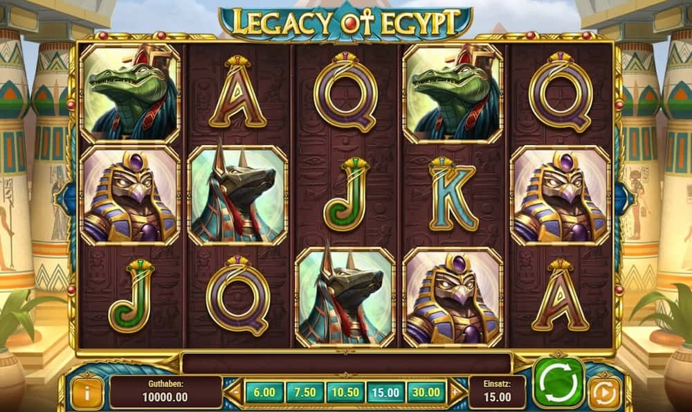 Machine à sous en ligne Legacy of Egypt