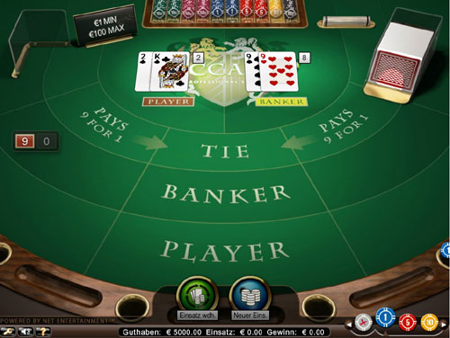 Table De Baccarat