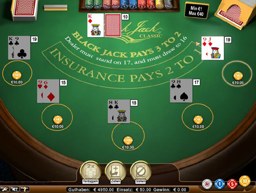 Table De Blackjack