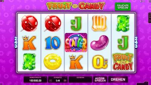 Fruit vs jeu de bonbons