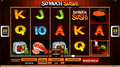 So Much Sushi Microgaming