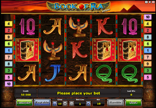 Book of Ra tours gratuits