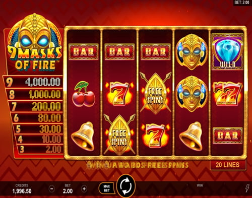 9 Masks of Fire