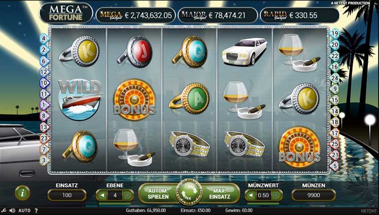 Mega Fortune Jackpot Progressif