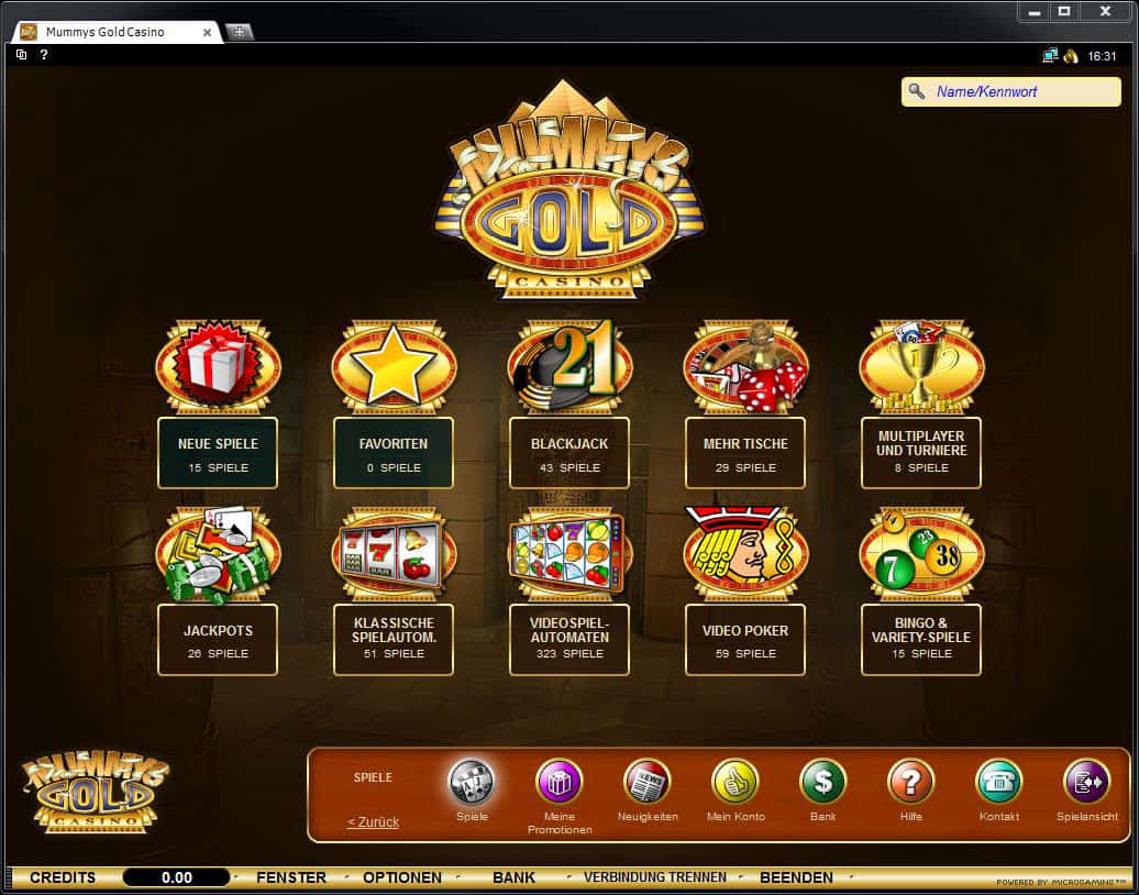 Mummys Gold Casino Jeux