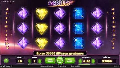 Starburst Machine À Sous