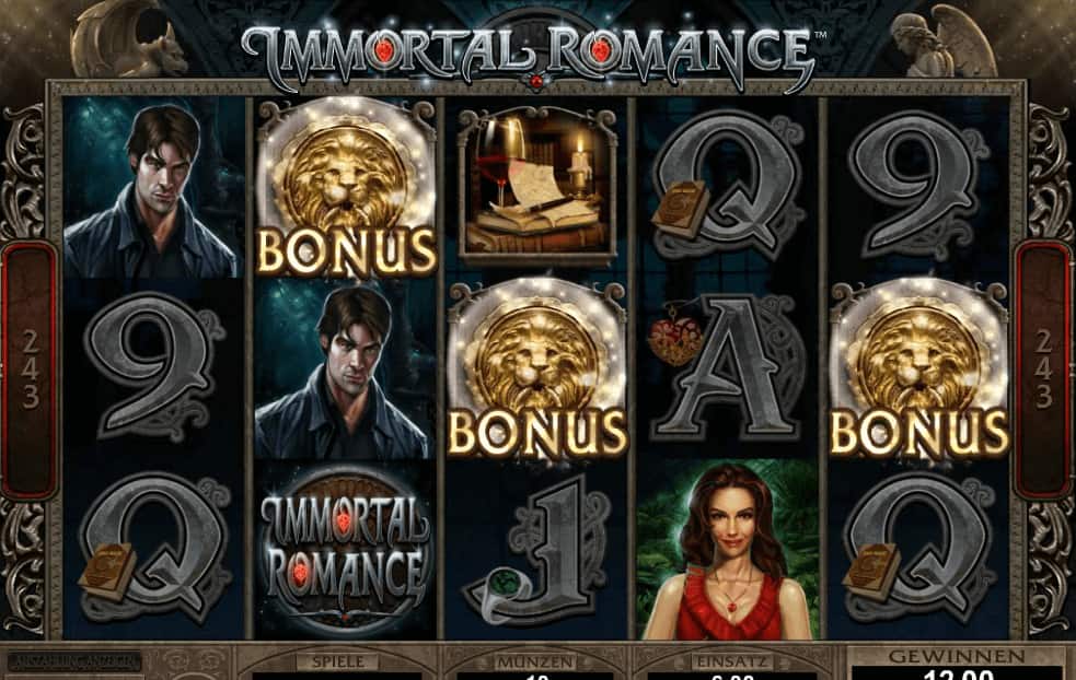 Le sceau du Lion vous offre un gain Bonus sur Immortal Romance