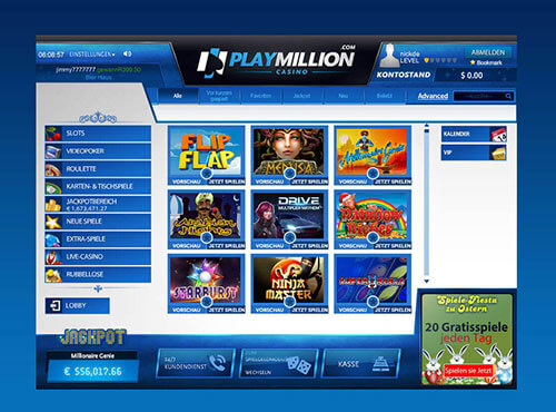 Playmillion Jeux
