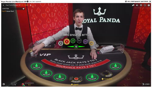 Royal Panda Live Casino