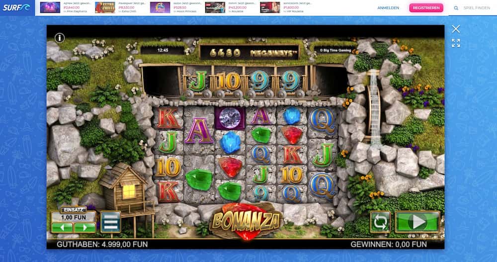 Surf Casino Bonanza