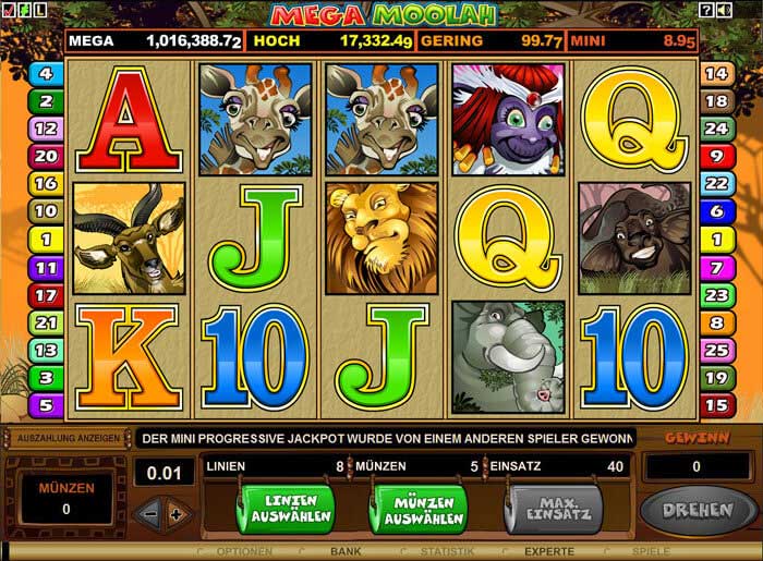 Mega Moolah Jackpot