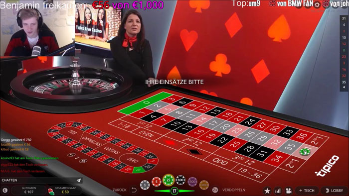 Tipico Roulette Live