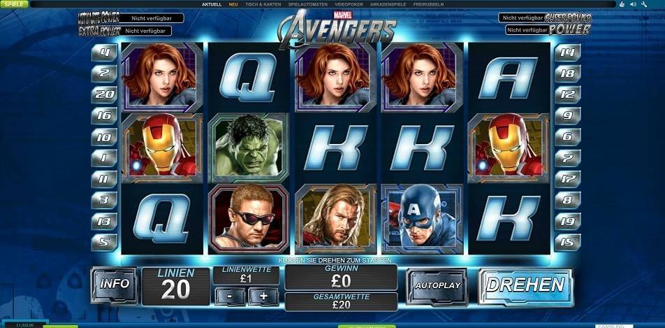 Machine À Sous Avengers