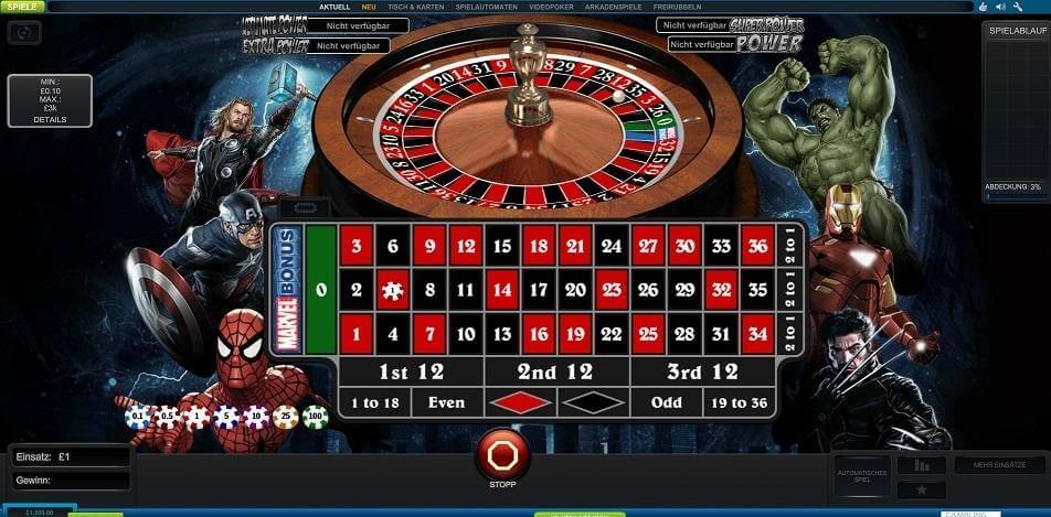 Marvel Roulette