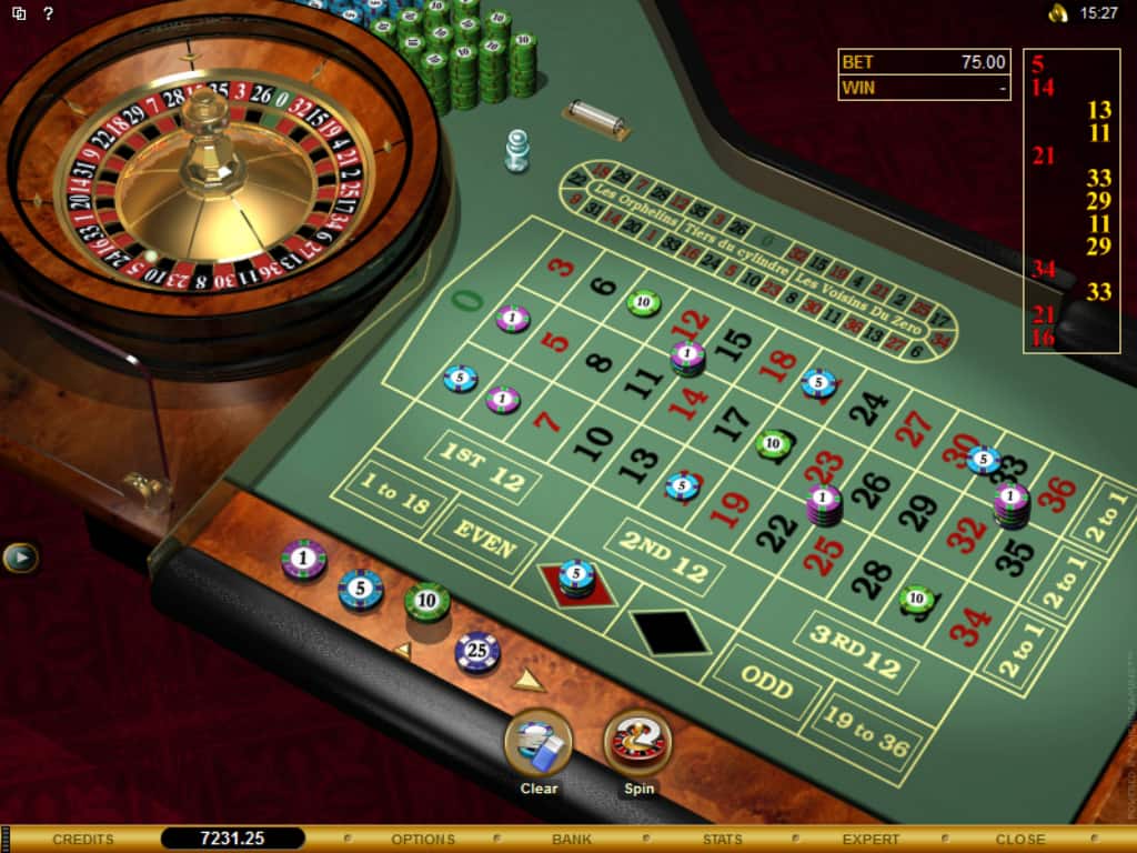 Jouer à la Roulette européenne en ligne