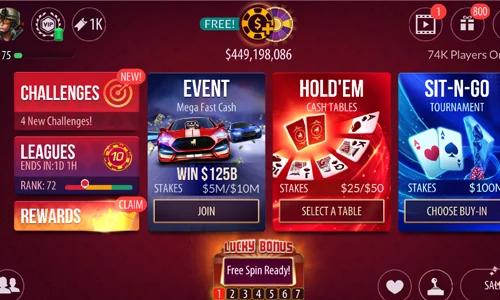 Zynga Lobby Capture D'Écran