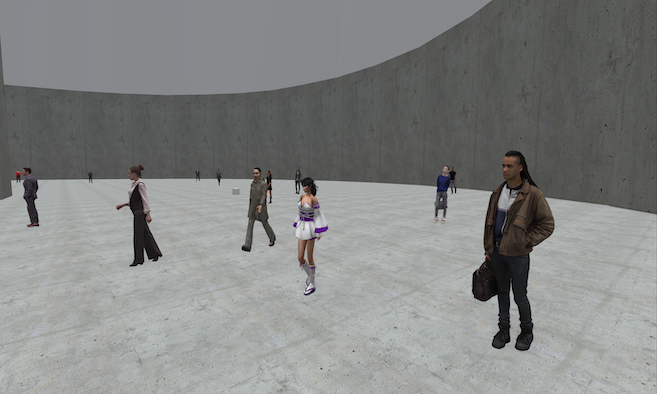 Scène du monde virtuel Second Life