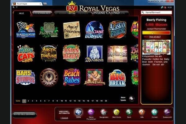 Machines À Sous Royal Vegas